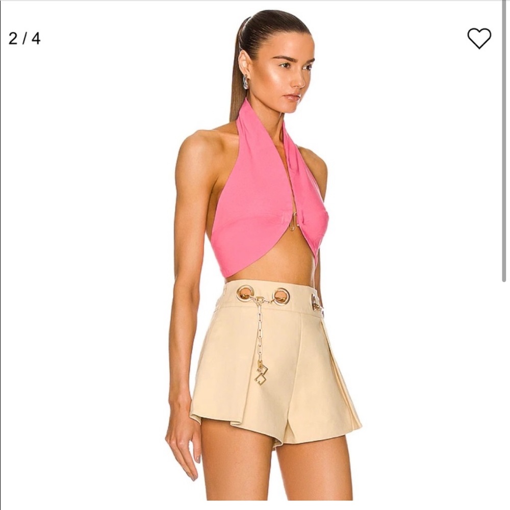 Cult Gaia Diem Halter Top in Fuschia